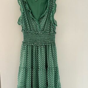 Max Studio Green Sleeveless Dress